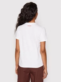 Desigual Γυναίκες T-shirts T-Shirt DISNEY Mickey Boom 22SWTK99 Λευκό Regular Fit -Εξοδος Desigual Κατάστημα unnamed file 1497