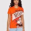 Desigual Γυναίκες T-shirts T-Shirt DISNEY Mickey Boom 22SWTK99 Πορτοκαλί Regular Fit -Εξοδος Desigual Κατάστημα unnamed file 1500