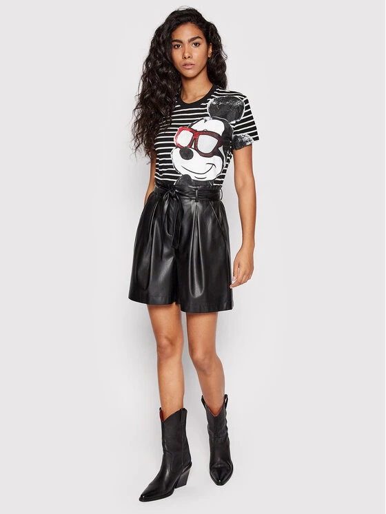 Desigual Γυναίκες T-shirts T-Shirt DISNEY Mickey Vida 22SWTK73 Μαύρο Regular Fit 4 Desigual Γυναίκες T-shirts T-Shirt DISNEY Mickey Vida 22SWTK73 Μαύρο Regular Fit - Image 2