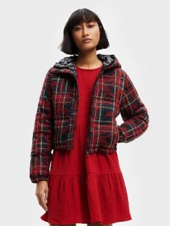 Desigual Γυναίκες Μεταβατικά Μπουφάν Μπουφάν μεταβατικό Kris 22WWEW69 Κόκκινο Regular Fit