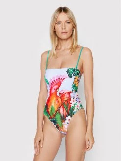 Desigual Γυναίκες Ολόσωμα Μαγιό Μαγιό Parrot 22SWMW08 Έγχρωμο