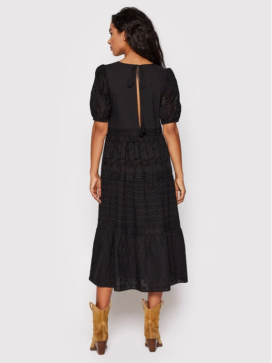 Desigual Γυναίκες Καθημερινά Φορέματα Φόρεμα καθημερινό Brady 22SWVW16 Μαύρο Regular Fit 5 Desigual Γυναίκες Καθημερινά Φορέματα Φόρεμα καθημερινό Brady 22SWVW16 Μαύρο Regular Fit - Image 3