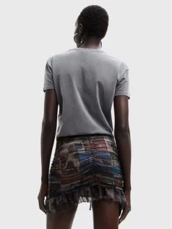 Desigual Γυναίκες Καθημερινά Φορέματα Φόρεμα καθημερινό 22WWVK68 Γκρι Regular Fit -Εξοδος Desigual Κατάστημα unnamed file 161