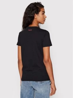 Desigual Γυναίκες T-shirts T-Shirt DISNEY Mickey Boom 22SWTK99 Μαύρο Regular Fit -Εξοδος Desigual Κατάστημα unnamed file 1610