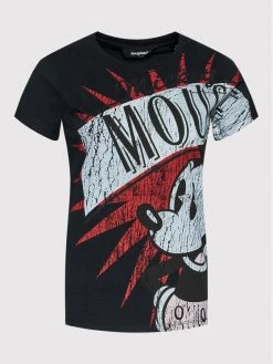 Desigual Γυναίκες T-shirts T-Shirt DISNEY Mickey Boom 22SWTK99 Μαύρο Regular Fit -Εξοδος Desigual Κατάστημα unnamed file 1612
