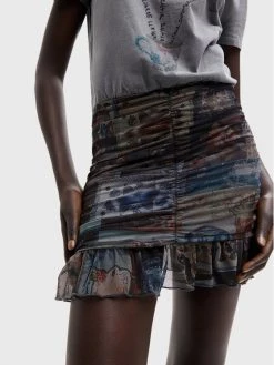 Desigual Γυναίκες Καθημερινά Φορέματα Φόρεμα καθημερινό 22WWVK68 Γκρι Regular Fit -Εξοδος Desigual Κατάστημα unnamed file 162