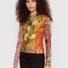 Desigual Γυναίκες Μπλουζάκια Μπλουζάκι Gauguin 22SWTKAF Έγχρωμο Slim Fit -Εξοδος Desigual Κατάστημα unnamed file 1653