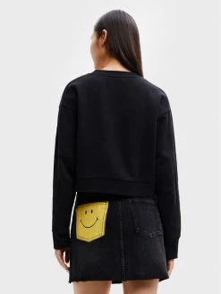 Desigual Γυναίκες Μπλούζες Μπλούζα SMILEY 22WWSK35 Μαύρο Relaxed Fit -Εξοδος Desigual Κατάστημα unnamed file 166