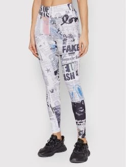 Desigual Γυναίκες Κολάν Any News 22SWKK02 Γκρι Slim Fit