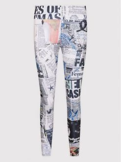 Desigual Γυναίκες Κολάν Any News 22SWKK02 Γκρι Slim Fit -Εξοδος Desigual Κατάστημα unnamed file 1667