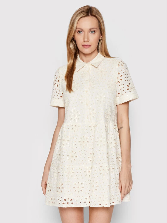 Desigual Γυναίκες Φορέματα σε Στυλ Πουκάμισο & Σεμιζιέ Φόρεμα πουκάμισο Tallin 22SWVW04 Μπεζ Regular Fit 3 Desigual Γυναίκες Φορέματα σε Στυλ Πουκάμισο & Σεμιζιέ Φόρεμα πουκάμισο Tallin 22SWVW04 Μπεζ Regular Fit