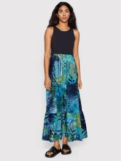 Desigual Γυναίκες Καθημερινά Φορέματα Φόρεμα καθημερινό Charlotte 22SWVK55 Σκούρο μπλε Regular Fit