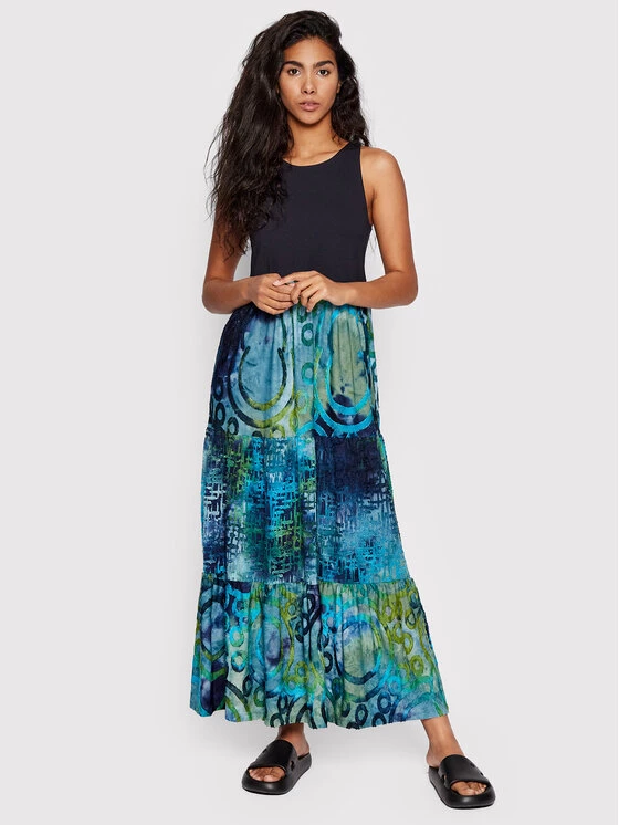 Desigual Γυναίκες Καθημερινά Φορέματα Φόρεμα καθημερινό Charlotte 22SWVK55 Σκούρο μπλε Regular Fit 4 Desigual Γυναίκες Καθημερινά Φορέματα Φόρεμα καθημερινό Charlotte 22SWVK55 Σκούρο μπλε Regular Fit - Image 2