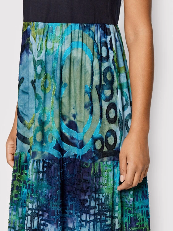 Desigual Γυναίκες Καθημερινά Φορέματα Φόρεμα καθημερινό Charlotte 22SWVK55 Σκούρο μπλε Regular Fit 6 Desigual Γυναίκες Καθημερινά Φορέματα Φόρεμα καθημερινό Charlotte 22SWVK55 Σκούρο μπλε Regular Fit - Image 4