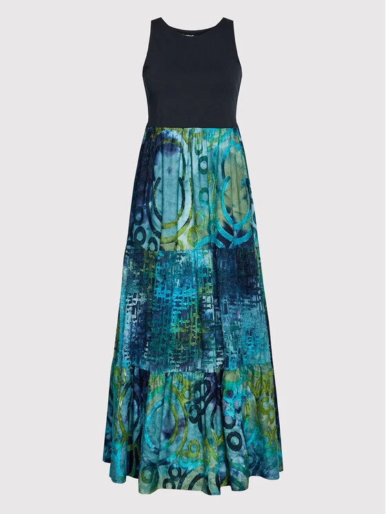 Desigual Γυναίκες Καθημερινά Φορέματα Φόρεμα καθημερινό Charlotte 22SWVK55 Σκούρο μπλε Regular Fit 7 Desigual Γυναίκες Καθημερινά Φορέματα Φόρεμα καθημερινό Charlotte 22SWVK55 Σκούρο μπλε Regular Fit - Image 5