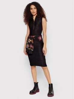 Desigual Γυναίκες Καθημερινά Φορέματα Φόρεμα καθημερινό Sum 22SWVK27 Μαύρο Slim Fit -Εξοδος Desigual Κατάστημα unnamed file 1709