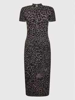 Desigual Γυναίκες Καθημερινά Φορέματα Φόρεμα καθημερινό Panter 22SWVK58 Γκρι Slim Fit -Εξοδος Desigual Κατάστημα unnamed file 1717