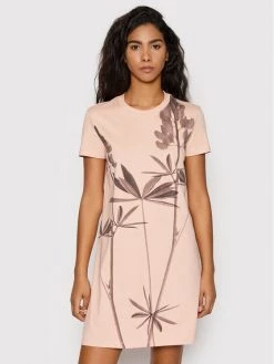 Desigual Γυναίκες Καθημερινά Φορέματα Φόρεμα καθημερινό MONSIEUR CHRISTIAN LACROIX Lolita 22SWVK59 Ροζ Regular Fit