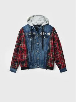 Desigual Γυναίκες Τζιν Μπουφάν Τζιν μπουφάν Wichita 22WWEWAY Έγχρωμο Oversize -Εξοδος Desigual Κατάστημα unnamed file 173