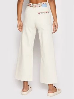 Desigual Γυναίκες Wide Leg Τζιν Awesome 22SWDD03 Μπεζ Relaxed Fit -Εξοδος Desigual Κατάστημα unnamed file 1730