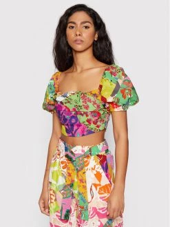 Desigual Γυναίκες Μπλουζάκια Μπλουζάκι MONSIEUR CHRISTIAN LACROIX Fiona 22SWBW27 Έγχρωμο Regular Fit