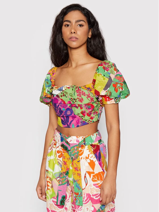 Desigual Γυναίκες Μπλουζάκια Μπλουζάκι MONSIEUR CHRISTIAN LACROIX Fiona 22SWBW27 Έγχρωμο Regular Fit 3 Desigual Γυναίκες Μπλουζάκια Μπλουζάκι MONSIEUR CHRISTIAN LACROIX Fiona 22SWBW27 Έγχρωμο Regular Fit