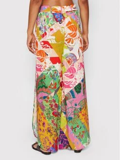 Desigual Γυναίκες Υφασμάτινα Παντελόνια Παντελόνι υφασμάτινο MONSIEUR CHRISTIAN LACROIX Brasil 22SWPW19 Έγχρωμο Regular Fit -Εξοδος Desigual Κατάστημα unnamed file 1740