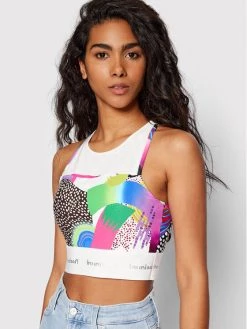 Desigual Γυναίκες Tops Τοπ MONSIEUR CHRISTIAN LACROIX Estraburgo 22SWTKAT Λευκό Slim Fit -Εξοδος Desigual Κατάστημα unnamed file 1746