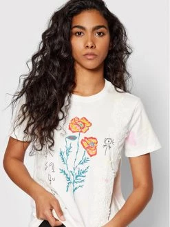 Desigual Γυναίκες T-shirts T-Shirt Altea 22SWTKAV Λευκό Regular Fit -Εξοδος Desigual Κατάστημα unnamed file 1751