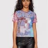 Desigual Γυναίκες T-shirts T-Shirt Orana 22SWTKAG Μωβ Slim Fit -Εξοδος Desigual Κατάστημα unnamed file 1753