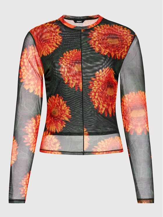 Desigual Γυναίκες Μπλουζάκια Μπλουζάκι Gaila 22SWTK26 Πράσινο Slim Fit 7 Desigual Γυναίκες Μπλουζάκια Μπλουζάκι Gaila 22SWTK26 Πράσινο Slim Fit - Image 5