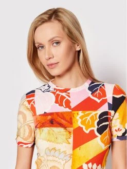 Desigual Γυναίκες Μπλουζάκια Μπλουζάκι MONSIEUR CHRISTIAN LACROIX Baton Rouge 22SWTK76 Έγχρωμο Slim Fit -Εξοδος Desigual Κατάστημα unnamed file 1771