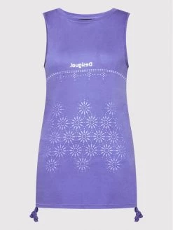 Desigual Γυναίκες Tops Τοπ Tulum 22SWTK74 Μωβ Regular Fit -Εξοδος Desigual Κατάστημα unnamed file 1777