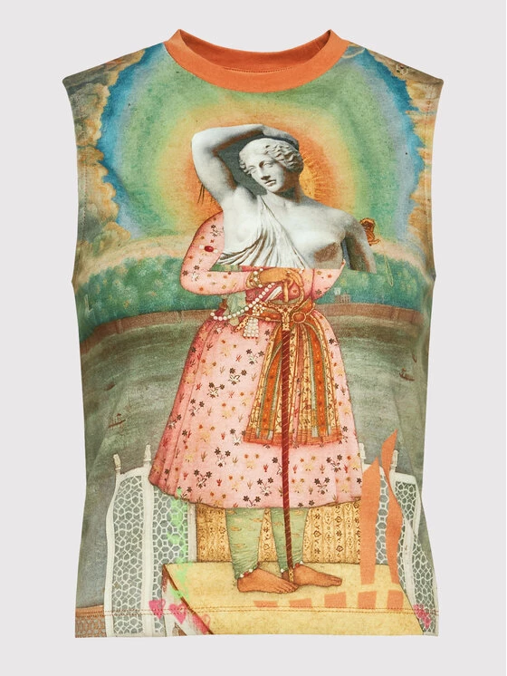 Desigual Γυναίκες Μπλουζάκια Μπλουζάκι Dharma 22SWTK13 Πράσινο Regular Fit 7 Desigual Γυναίκες Μπλουζάκια Μπλουζάκι Dharma 22SWTK13 Πράσινο Regular Fit - Image 5