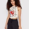 Desigual Γυναίκες Tops Τοπ Leah 22SWTKAZ Μπεζ Slim Fit -Εξοδος Desigual Κατάστημα unnamed file 1793