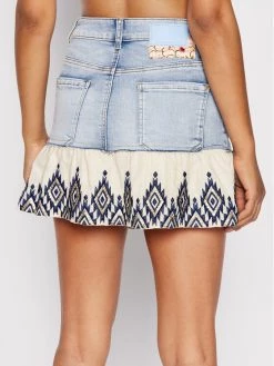 Desigual Γυναίκες Mini Φούστα τζιν Bestal 22SWFD12 Μπλε Slim Fit -Εξοδος Desigual Κατάστημα unnamed file 1805