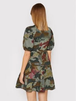 Desigual Γυναίκες Καθημερινά Φορέματα Φόρεμα καθημερινό Cam 21WWVK74 Πράσινο Loose Fit -Εξοδος Desigual Κατάστημα unnamed file 1866