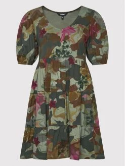 Desigual Γυναίκες Καθημερινά Φορέματα Φόρεμα καθημερινό Cam 21WWVK74 Πράσινο Loose Fit -Εξοδος Desigual Κατάστημα unnamed file 1868