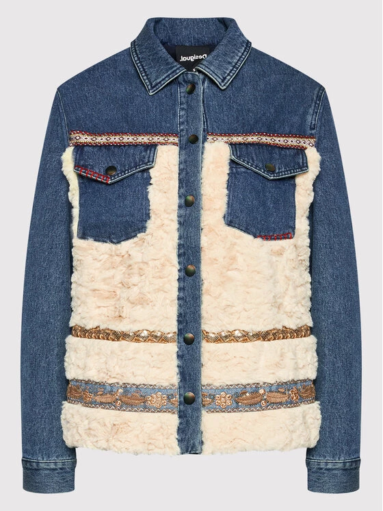 Desigual Γυναίκες Τζιν Μπουφάν Τζιν μπουφάν Inuit 21WWED01 Μπλε Regular Fit 8 Desigual Γυναίκες Τζιν Μπουφάν Τζιν μπουφάν Inuit 21WWED01 Μπλε Regular Fit - Image 6