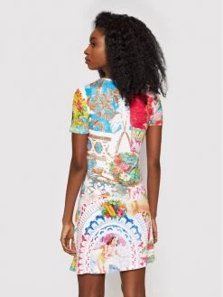 Desigual Γυναίκες Καλοκαιρινά Φορέματα Φόρεμα καλοκαιρινό 21SWVKB9 Έγχρωμο Slim Fit -Εξοδος Desigual Κατάστημα unnamed file 1939