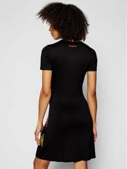 Desigual Γυναίκες Καθημερινά Φορέματα Φόρεμα καθημερινό DISNEY Mickey 21SWVKAY Μαύρο Regular Fit -Εξοδος Desigual Κατάστημα unnamed file 1944