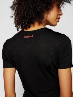 Desigual Γυναίκες Καθημερινά Φορέματα Φόρεμα καθημερινό DISNEY Mickey 21SWVKAY Μαύρο Regular Fit -Εξοδος Desigual Κατάστημα unnamed file 1945