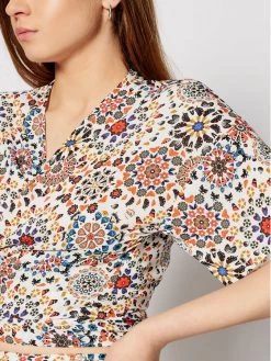 Desigual Γυναίκες Μπλουζάκια Μπλουζάκι Bora Bora 21SWMW20 Έγχρωμο Regular Fit -Εξοδος Desigual Κατάστημα unnamed file 1950