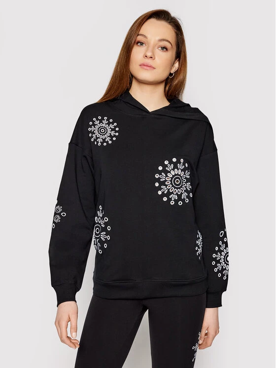 Desigual Γυναίκες Μπλούζες Μπλούζα No Zip Swiss Empoidery 21SOSK03 Μαύρο Regular Fit 3 Desigual Γυναίκες Μπλούζες Μπλούζα No Zip Swiss Empoidery 21SOSK03 Μαύρο Regular Fit