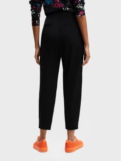 Desigual Γυναίκες Υφασμάτινα Παντελόνια Παντελόνι υφασμάτινο MONSIEUR CHRISTIAN LACROIX Ra 22WWPW18 Μαύρο Regular Fit -Εξοδος Desigual Κατάστημα unnamed file 196