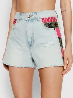 Desigual Γυναίκες Τζιν Σορτς Τζιν σορτσάκια Cartagena 22SWDD14 Μπλε Regular Fit