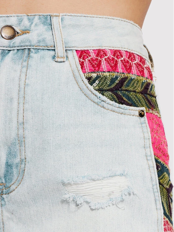 Desigual Γυναίκες Τζιν Σορτς Τζιν σορτσάκια Cartagena 22SWDD14 Μπλε Regular Fit 6 Desigual Γυναίκες Τζιν Σορτς Τζιν σορτσάκια Cartagena 22SWDD14 Μπλε Regular Fit - Image 4