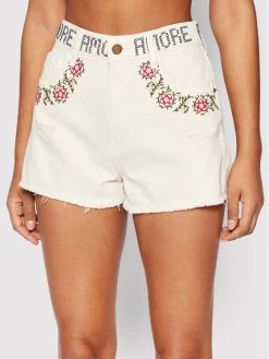 Desigual Γυναίκες Τζιν Σορτς Τζιν σορτσάκια Laguna 22SWDD27 Μπεζ Regular Fit