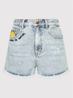 Desigual Γυναίκες Τζιν Σορτς Τζιν σορτσάκια SMILEY Cat Smiley 22SWDD48 Μπλε Regular Fit -Εξοδος Desigual Κατάστημα unnamed file 2011