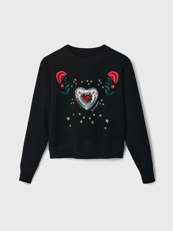 Desigual Γυναίκες Μπλούζες Χωρίς Φερμουάρ Μπλούζα Alma 22WWJF29 Μαύρο Loose Fit 7 Desigual Γυναίκες Μπλούζες Χωρίς Φερμουάρ Μπλούζα Alma 22WWJF29 Μαύρο Loose Fit - Image 5